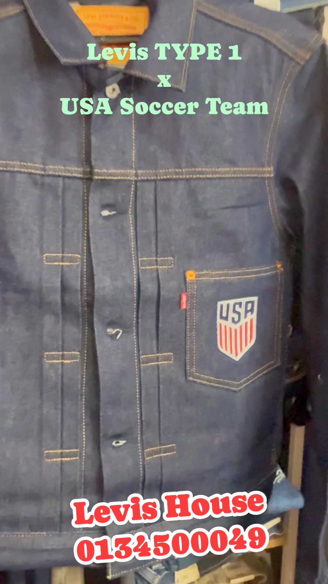 Levis Jacket Type 1 X USA Soccer Team #levis | LEVIS HOUSE