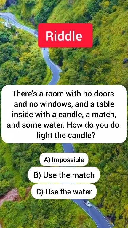 There’s a room with no doors and no windows, and a table inside with a ...