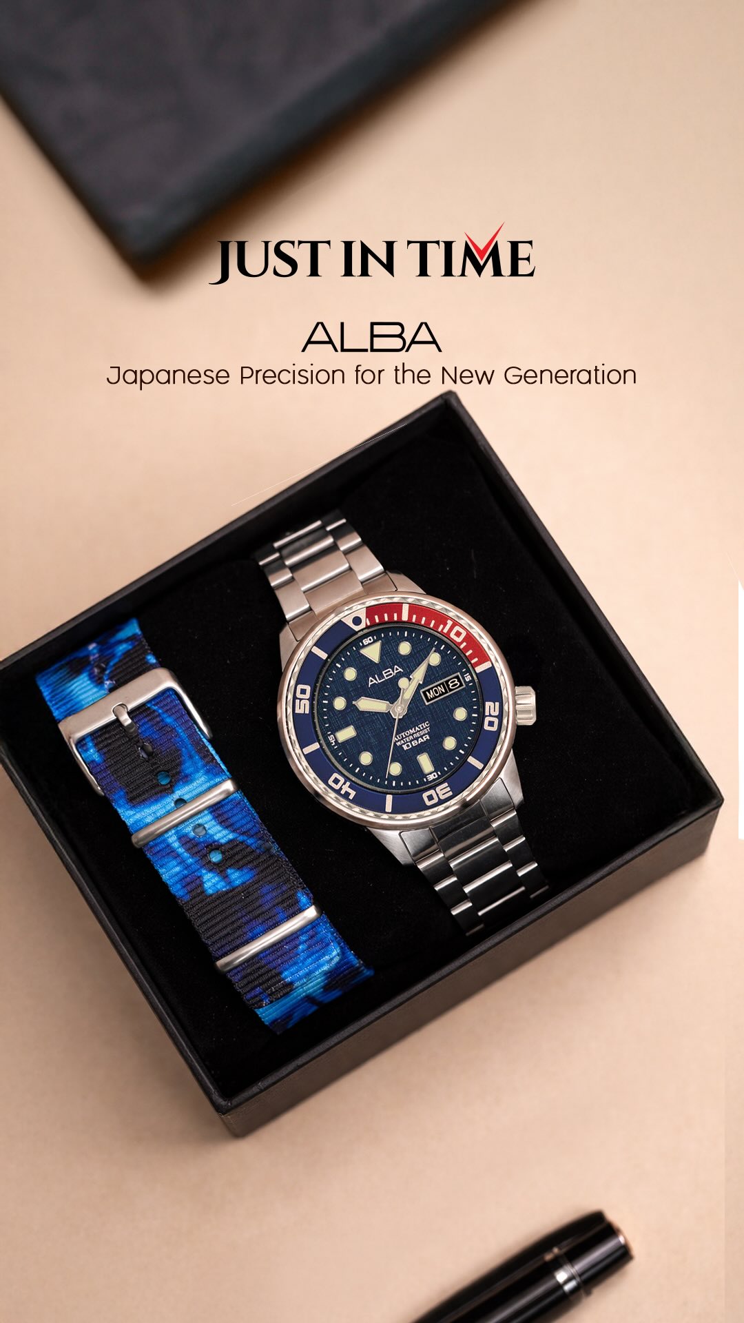 Introducing Alba. Born from the legacy of the Seiko Watch