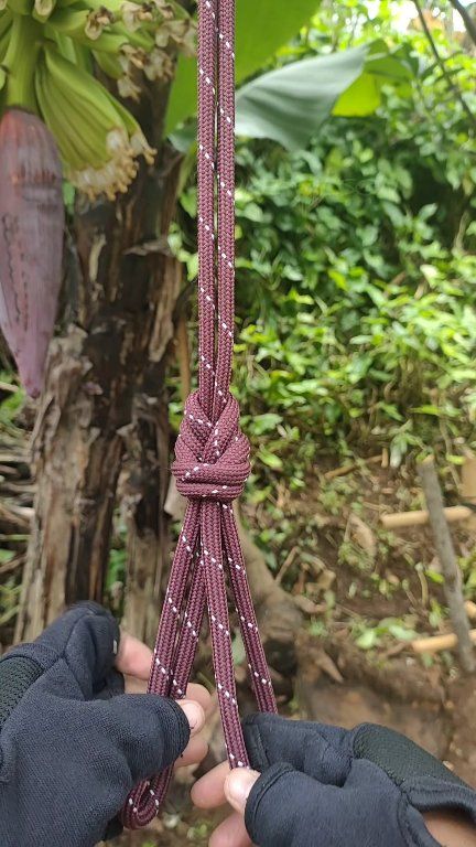 tie a bunny knot #rope #knots #diy #outdoor #handmade #camping #hitch # ...