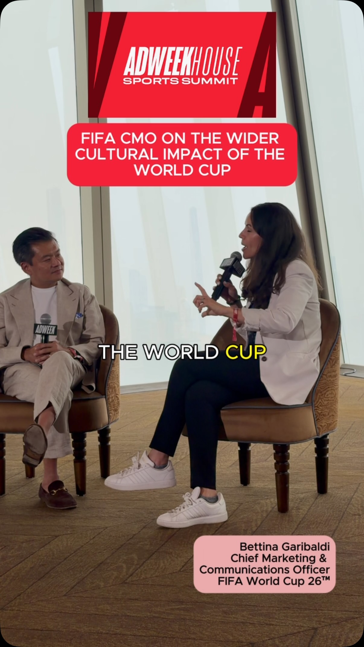ハオ　X -HYPERシャフト fifaworldcup CMO Bettina Garibaldi speaks on the wider cultural