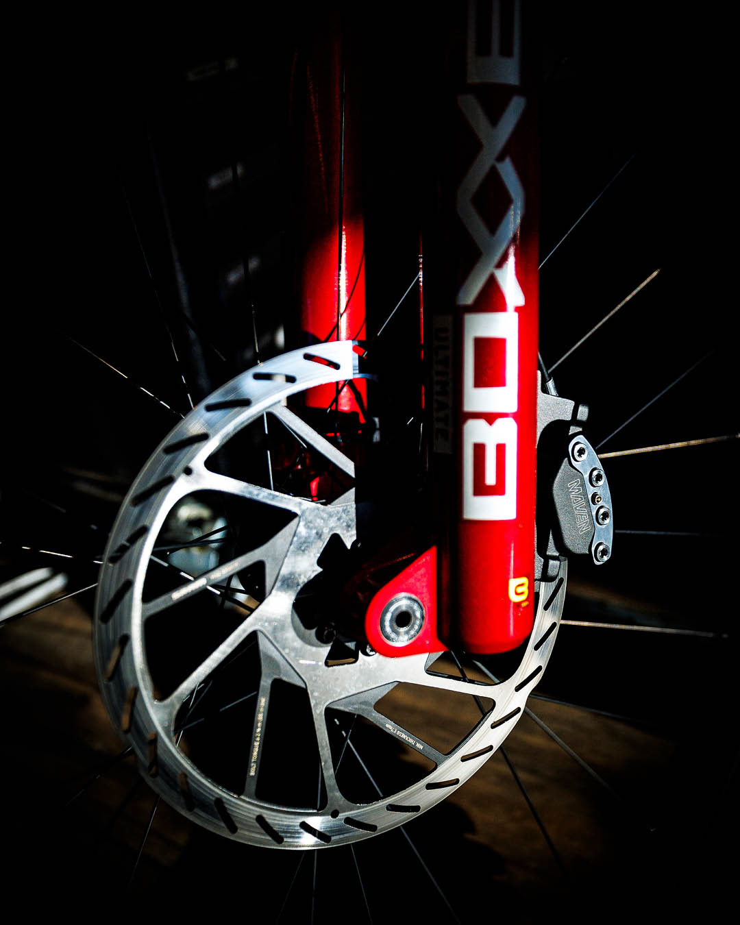 When tuning Maven, start with the smallest rotor size your frame and ...