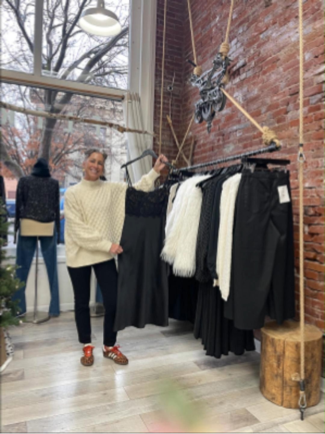 A closer look at Heidi's favorite rack rn 🤍 loving the Maxie Fluffly ...