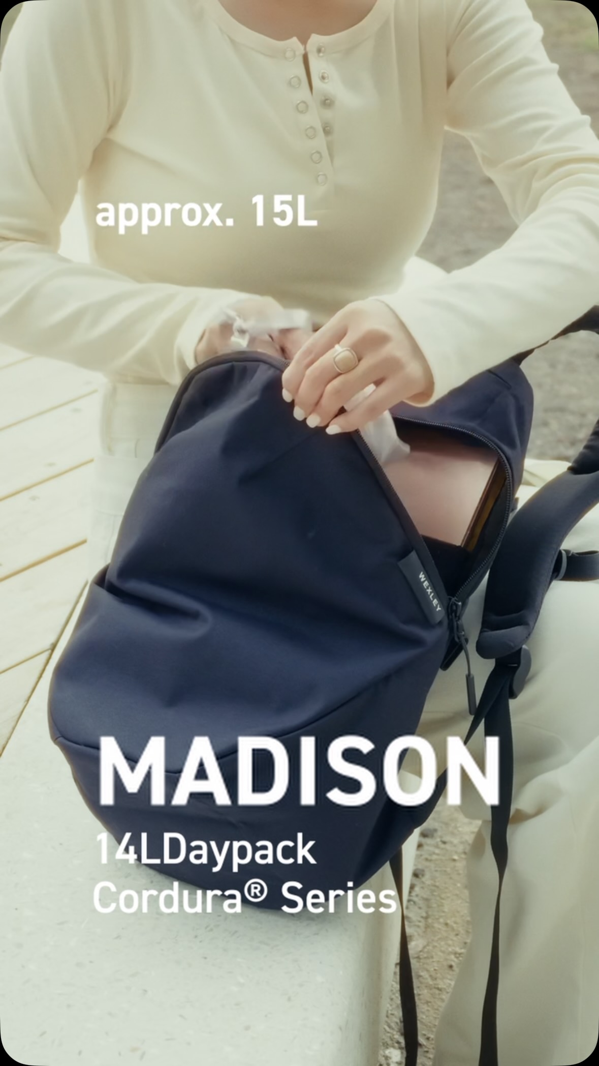 WEXLEY SNAP ⁠#13 ⁠ ⁠MADISON / 14L Daypack⁠ ⁠ ⁠ Model: @curun__