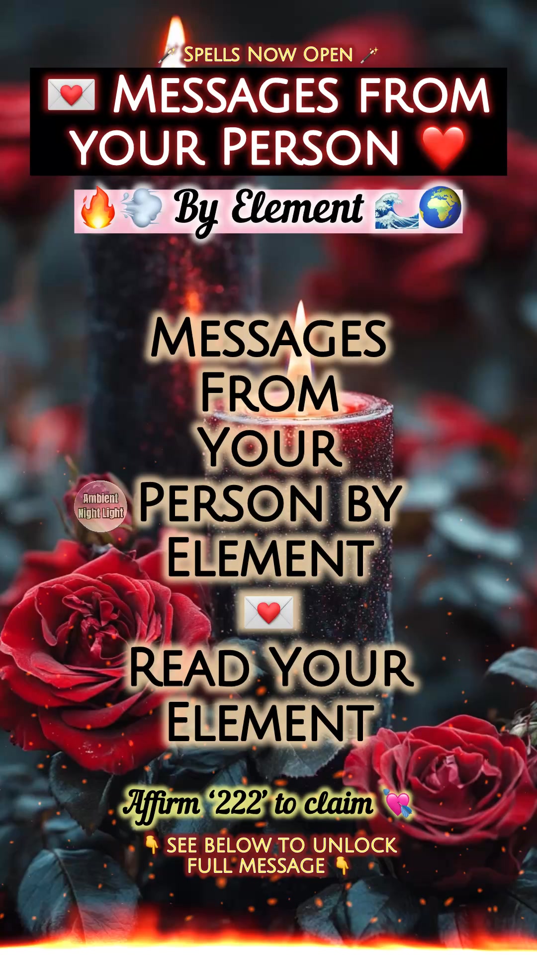 💌 MESSAGES FROM YOUR PERSON ⚡️ The Moment They Realized You Were The ...