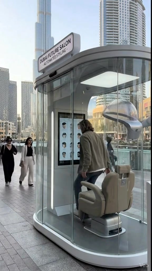 Dubai's Newest Al Salon Robot Will 'Shock You | HR Video | Facebook