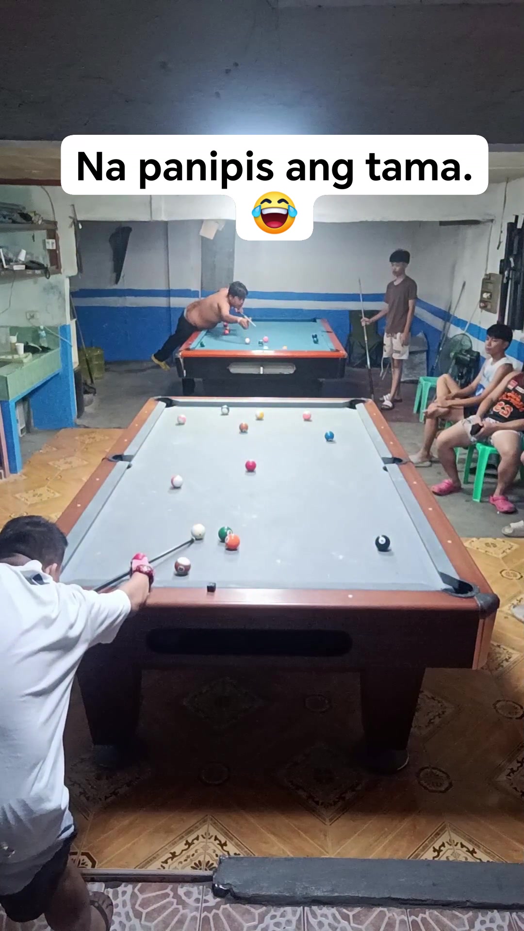 Na panipis ang tama. 😂 #billiardsph #BilliardsFun #billiardschallenge # ...