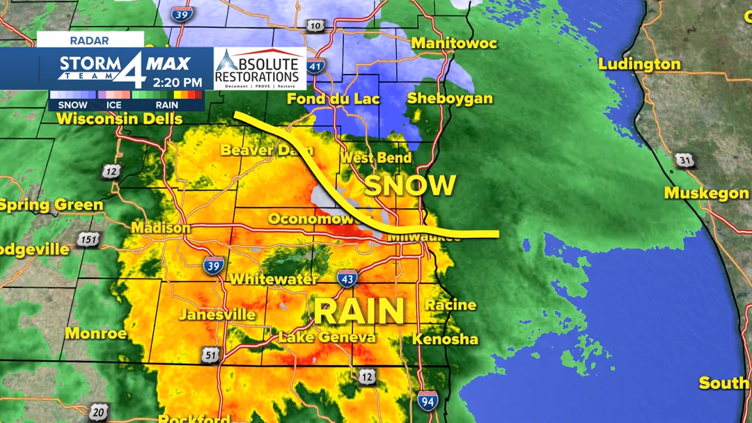 3:15 pm - The radar is struggling to show precipitation type, but it ...