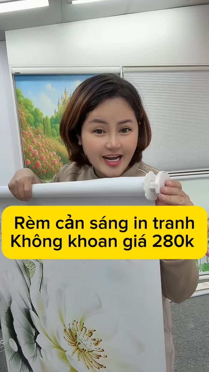 Rèm giá 280k kLắp rèm không cần khoan – Đẹp ngay, gọn liền tay!”Không ...
