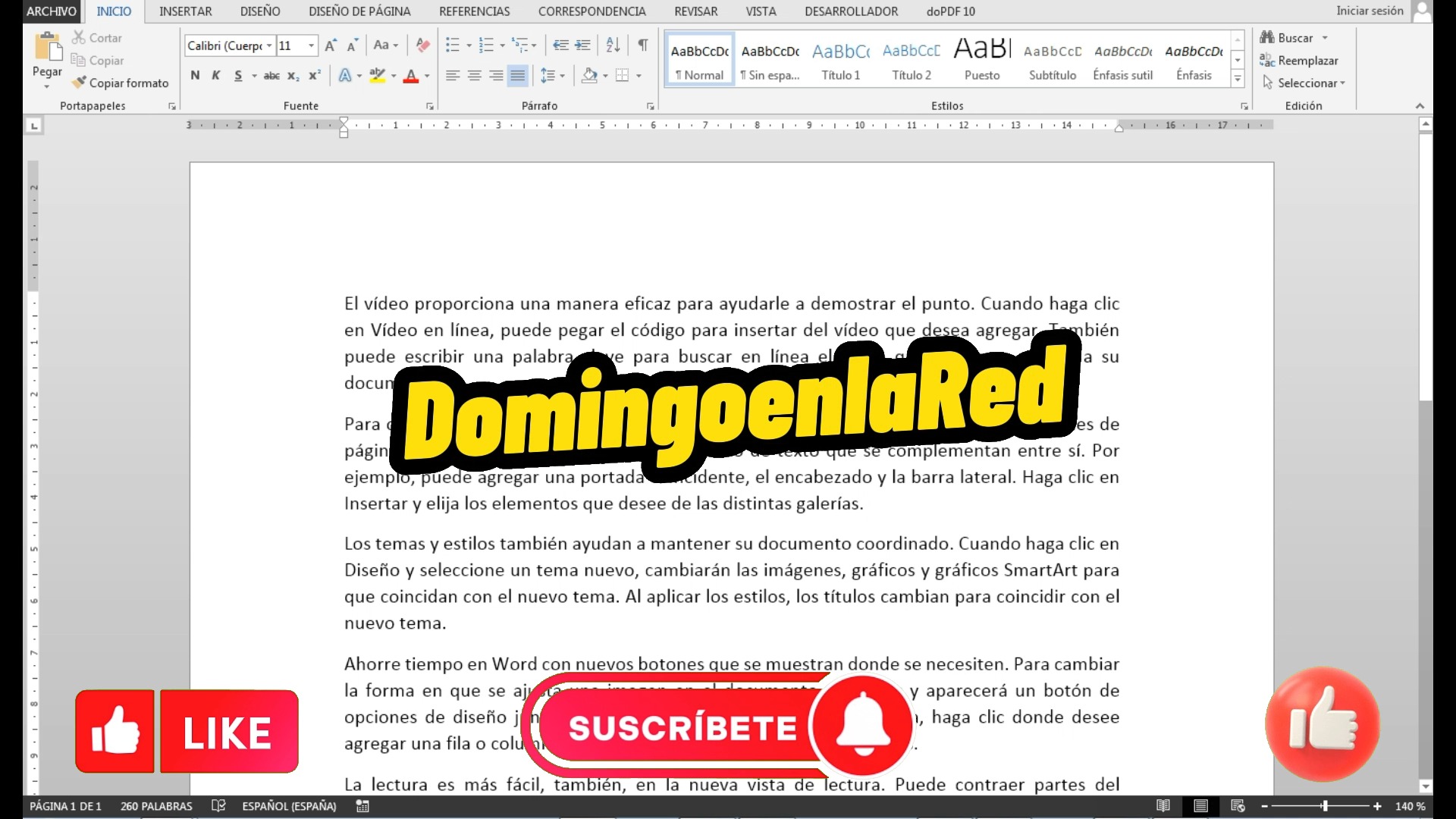 Cómo PONER CONTORNO y RELLENO a las LETRAS en WORD 👉 Explora SIN ...