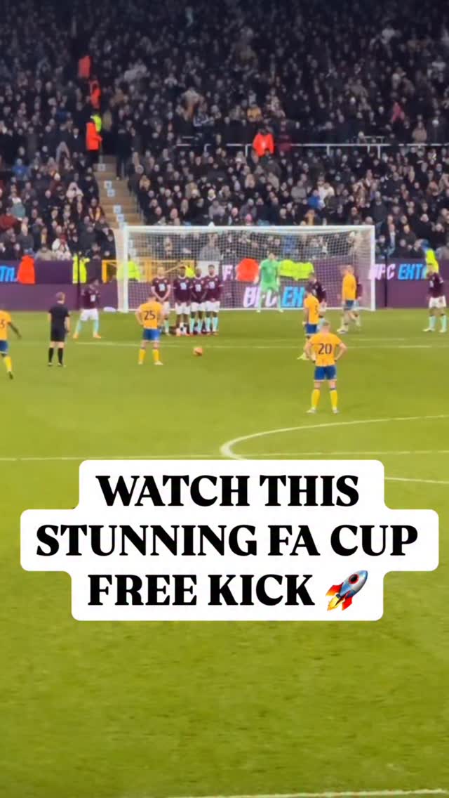 MAGICAL MANSFIELD MOMENT 🦌 This incredible Louis Reed free kick ...