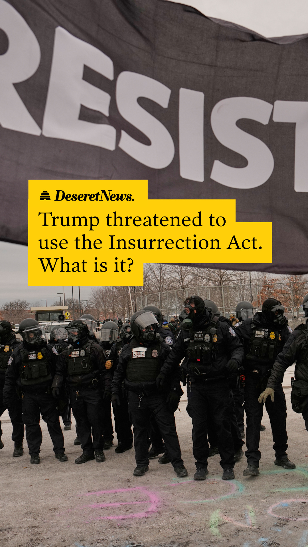 President Donald Trump threatened to invoke the Insurrection Act ...