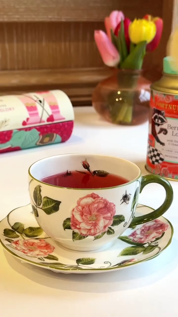 NEW! Fortnum's 'Berry In Love' Tea Blend 💕 Blended with teatime