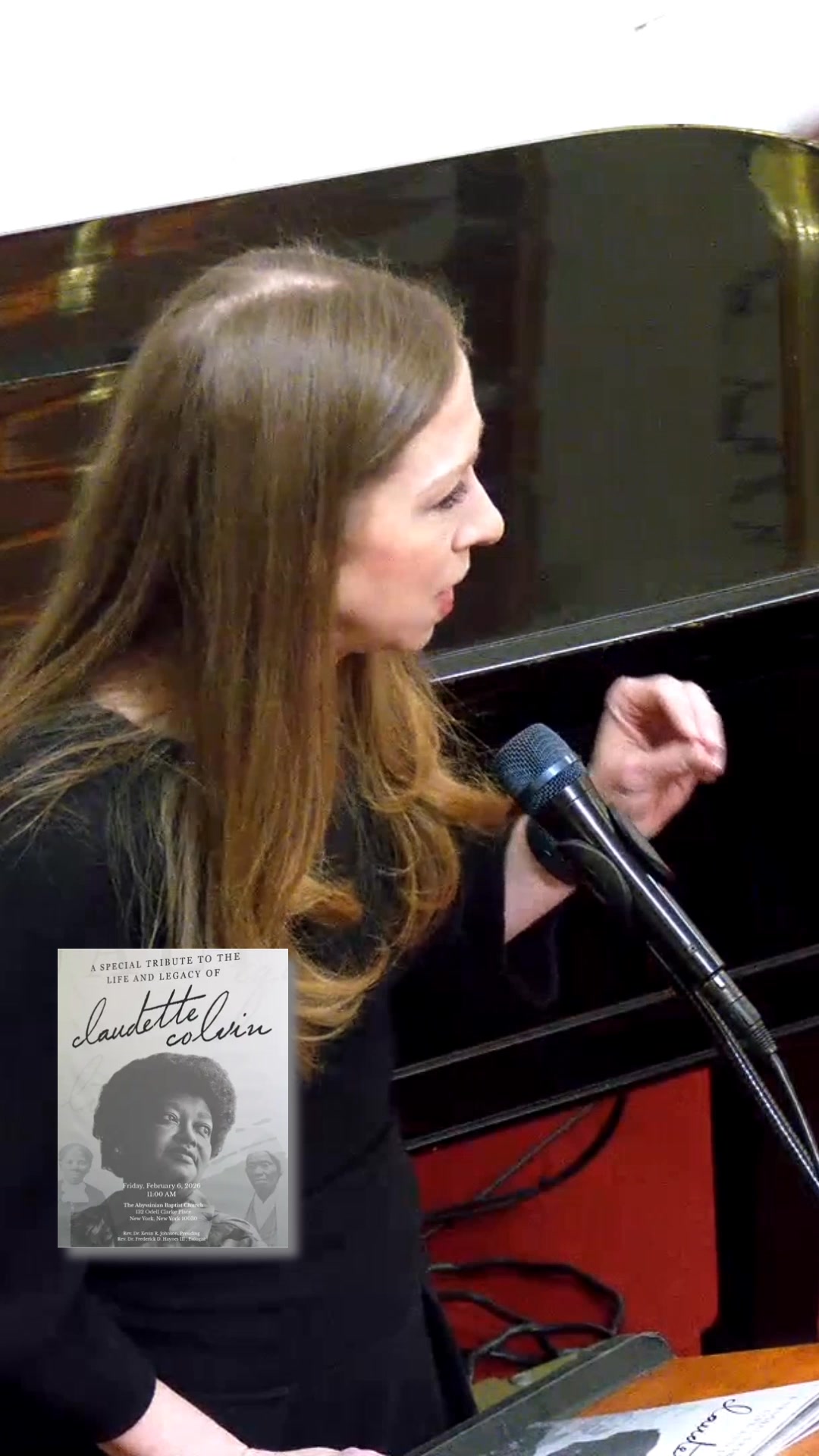 Chelsea Clinton at a Special Tribute to the Life and Legacy of ...