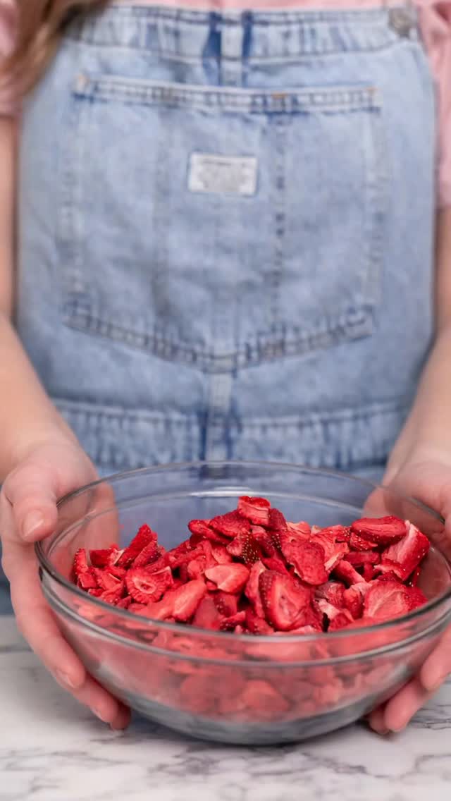 Literally the easiest way to add authentic fruit flavor! 🍓 Freeze dried ...