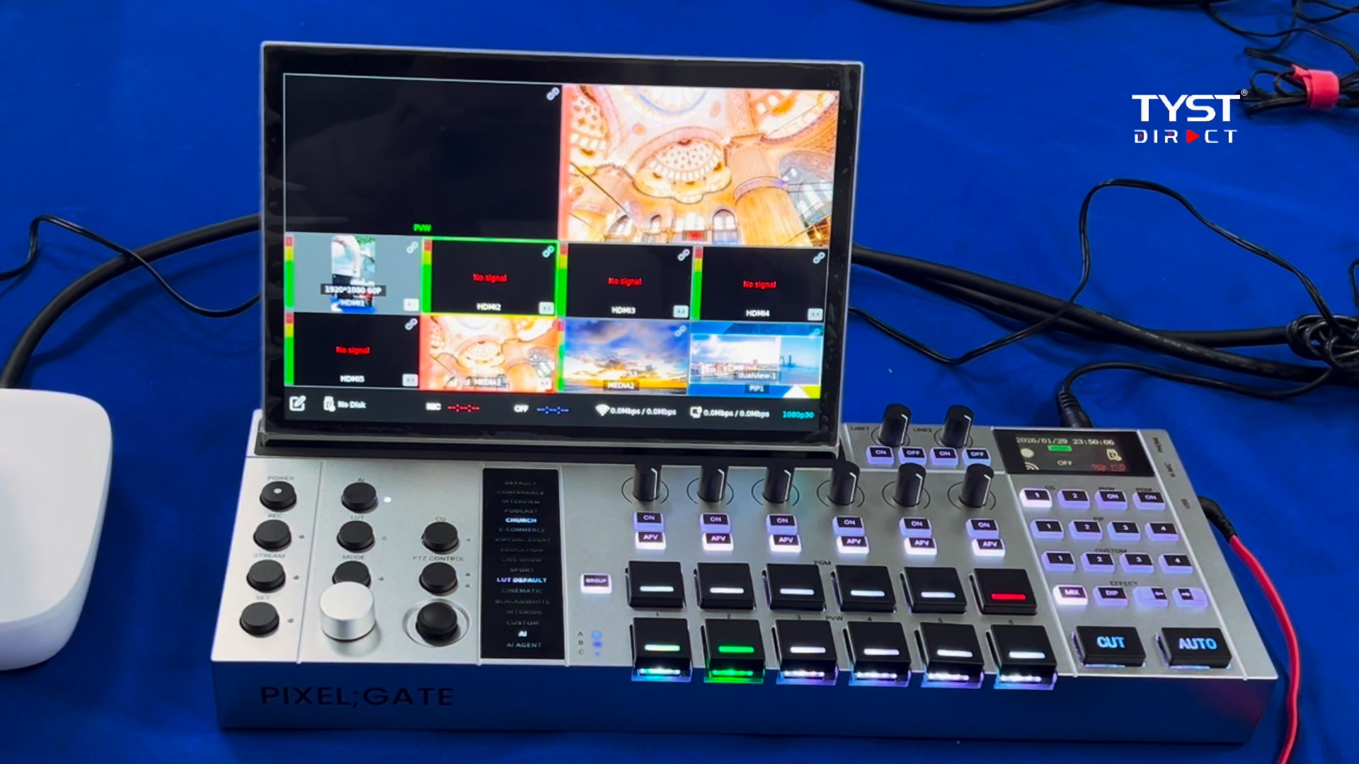 Pixel Gate switcher details • Switcher+ Monitor+ Audio Mixer+ Streaming ...
