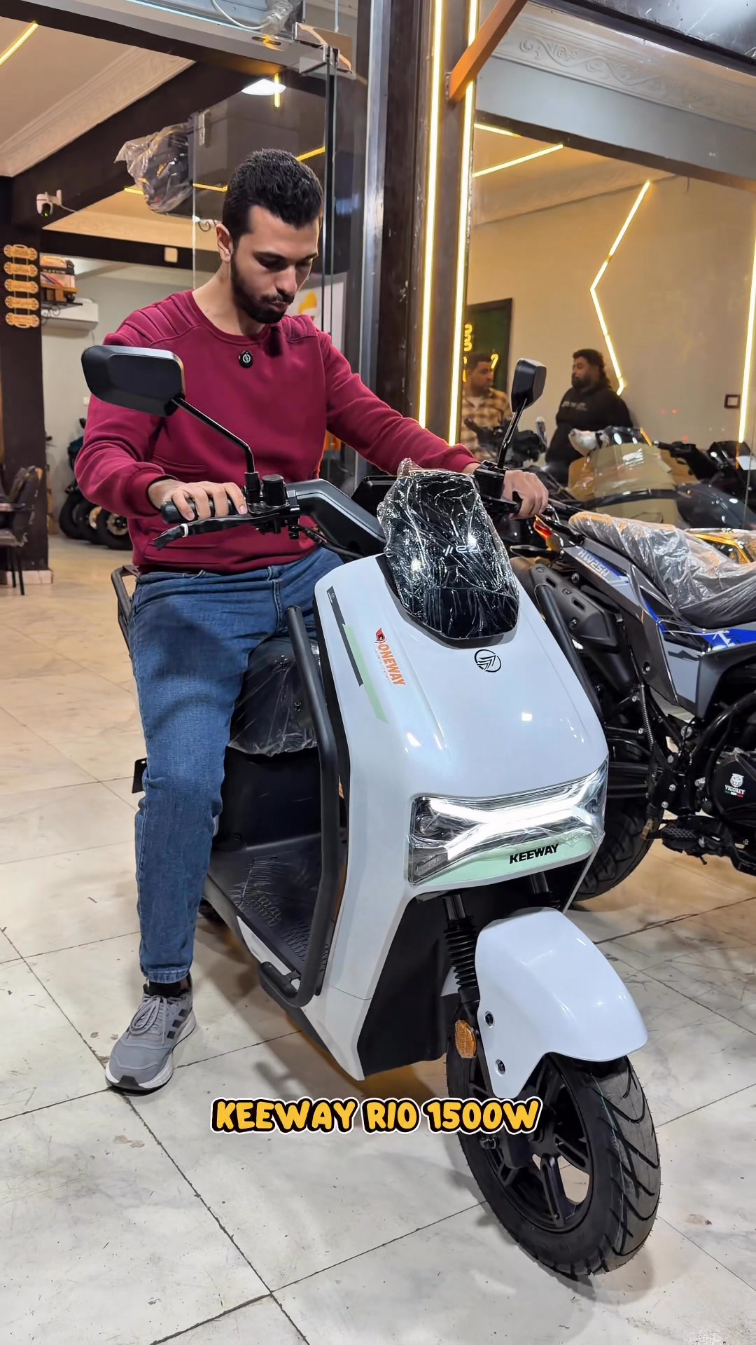 سكوتر كهرباء كيواي ريو 1500w بطارية ليثيوم 📢 مواصفات سكوتر كهرباء ...