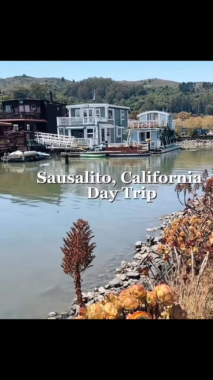 Just across the Golden Gate Strait lies Sausalito, California.
