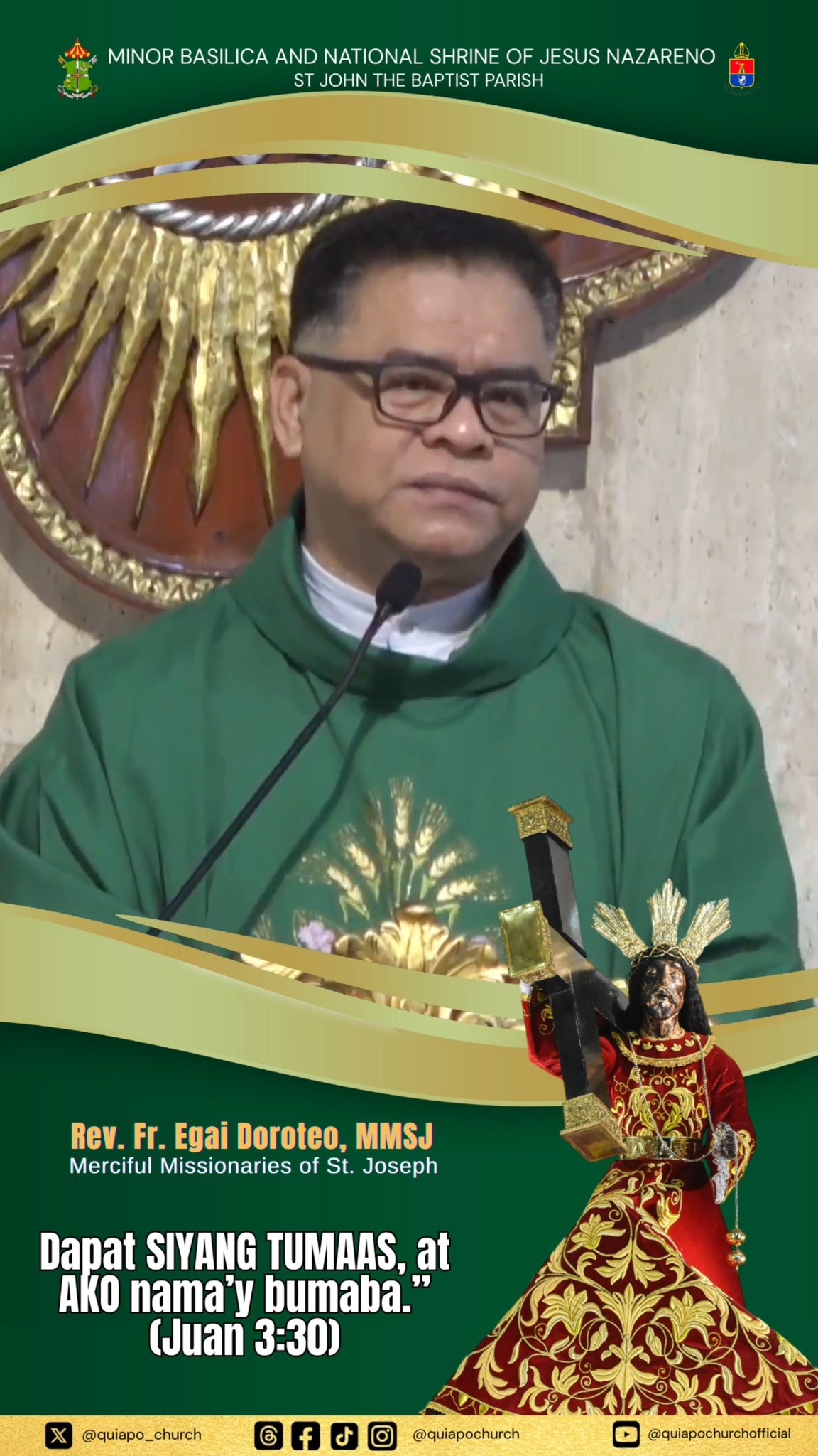 02-01-2026 | SALYA SA BIYAYA “Ang framework ng mundo o ang framework ni ...