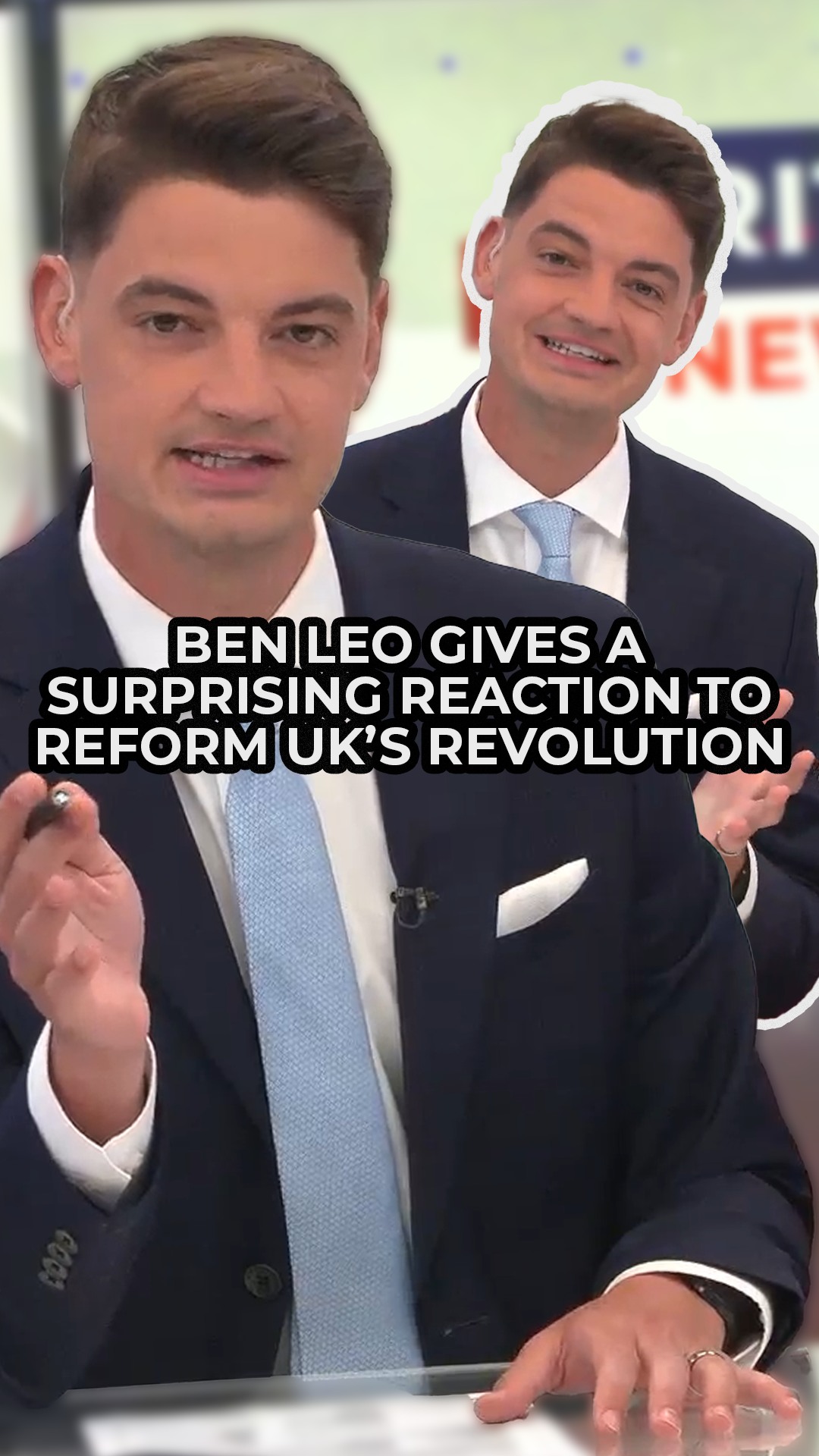 GB News host, Ben Leo, gives a surprising reaction to Reform UK's ...