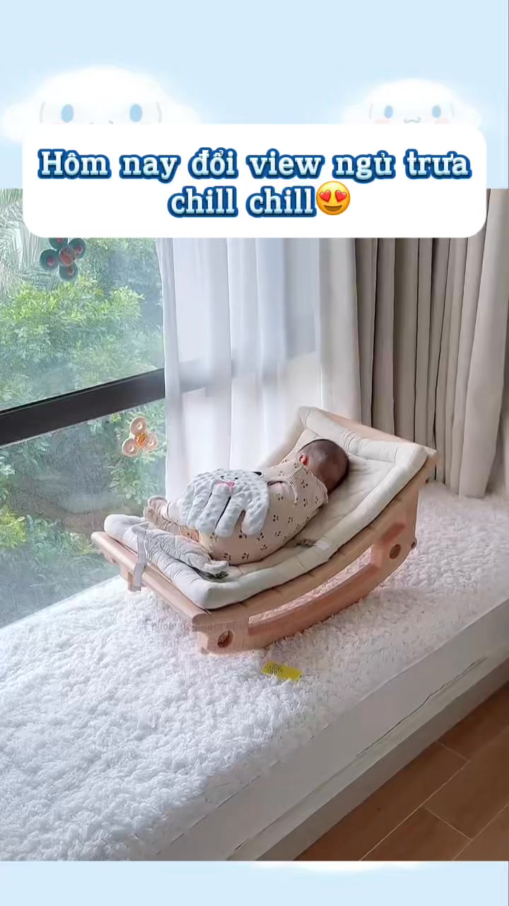 Hôm nay đổi view ngủ trưa chill chill😍#embedangyeu #cutebabyvideos # ...