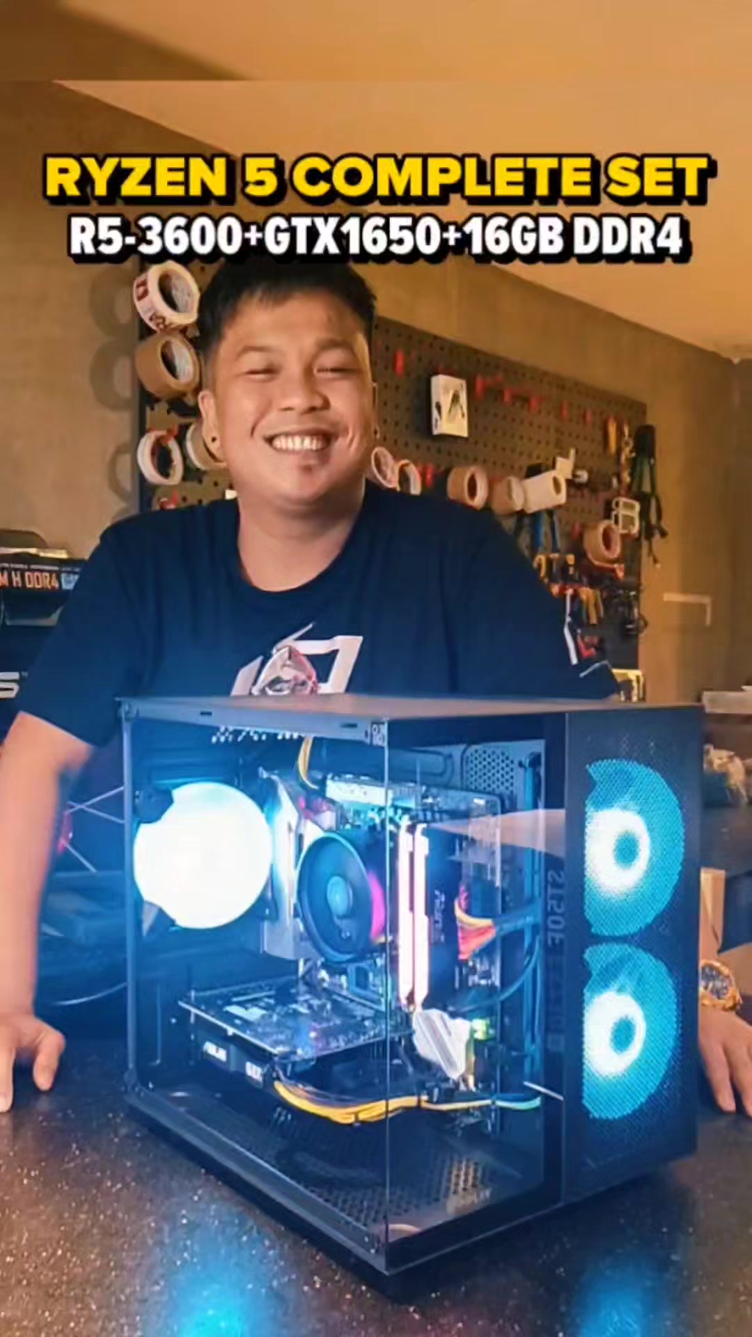 AMD Ryzen 5 3600 with GTX1650 worth 38K Complete Set with Keyboard