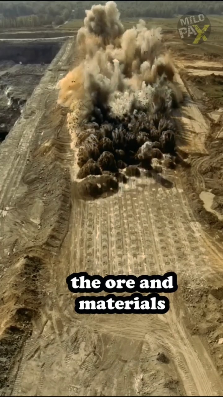 Why the Ground Explodes All at Once in Quarries 🤯💥 This is controlled ...