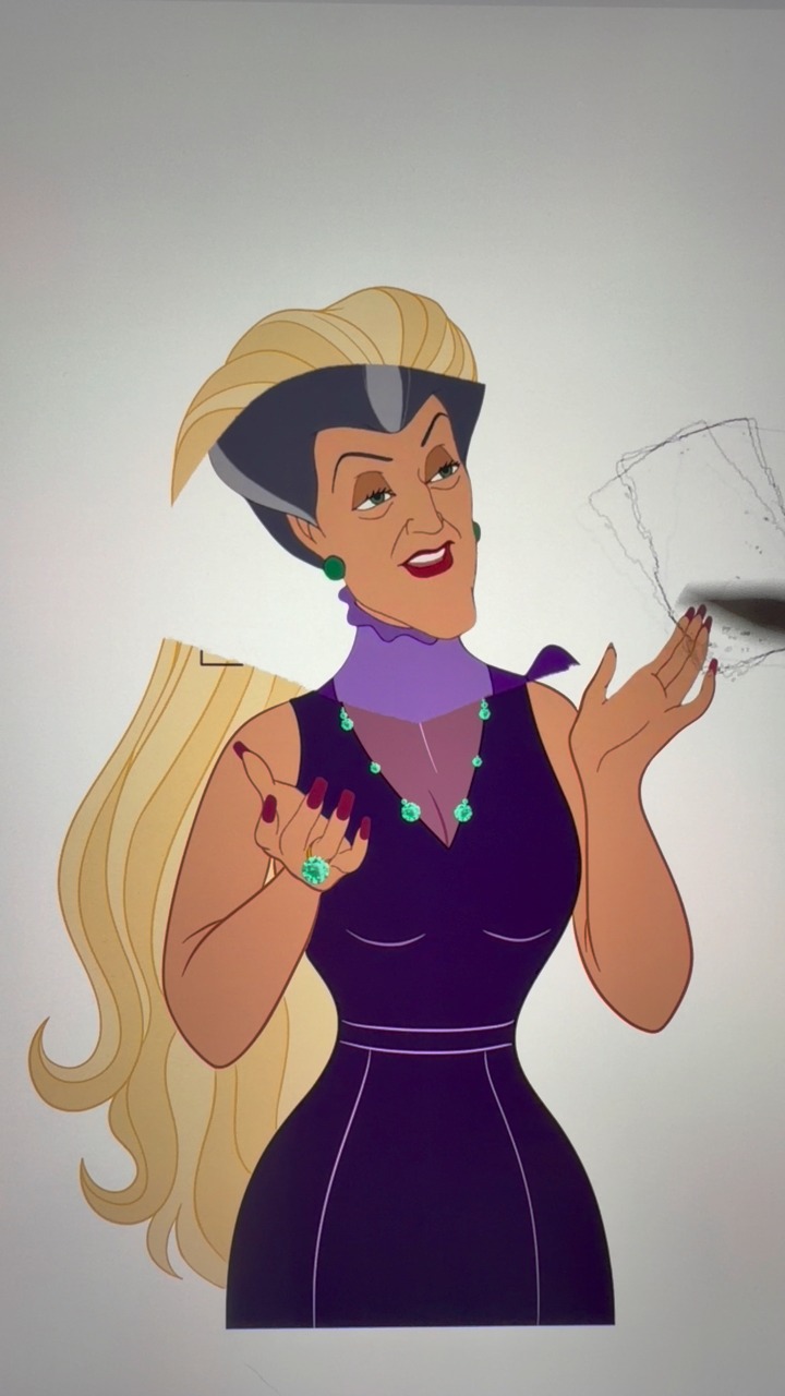 lady tremaine dress Costume! #disney #cinderella #funnyreels #disneyreels #mrthomasenglish and an invisible zipper