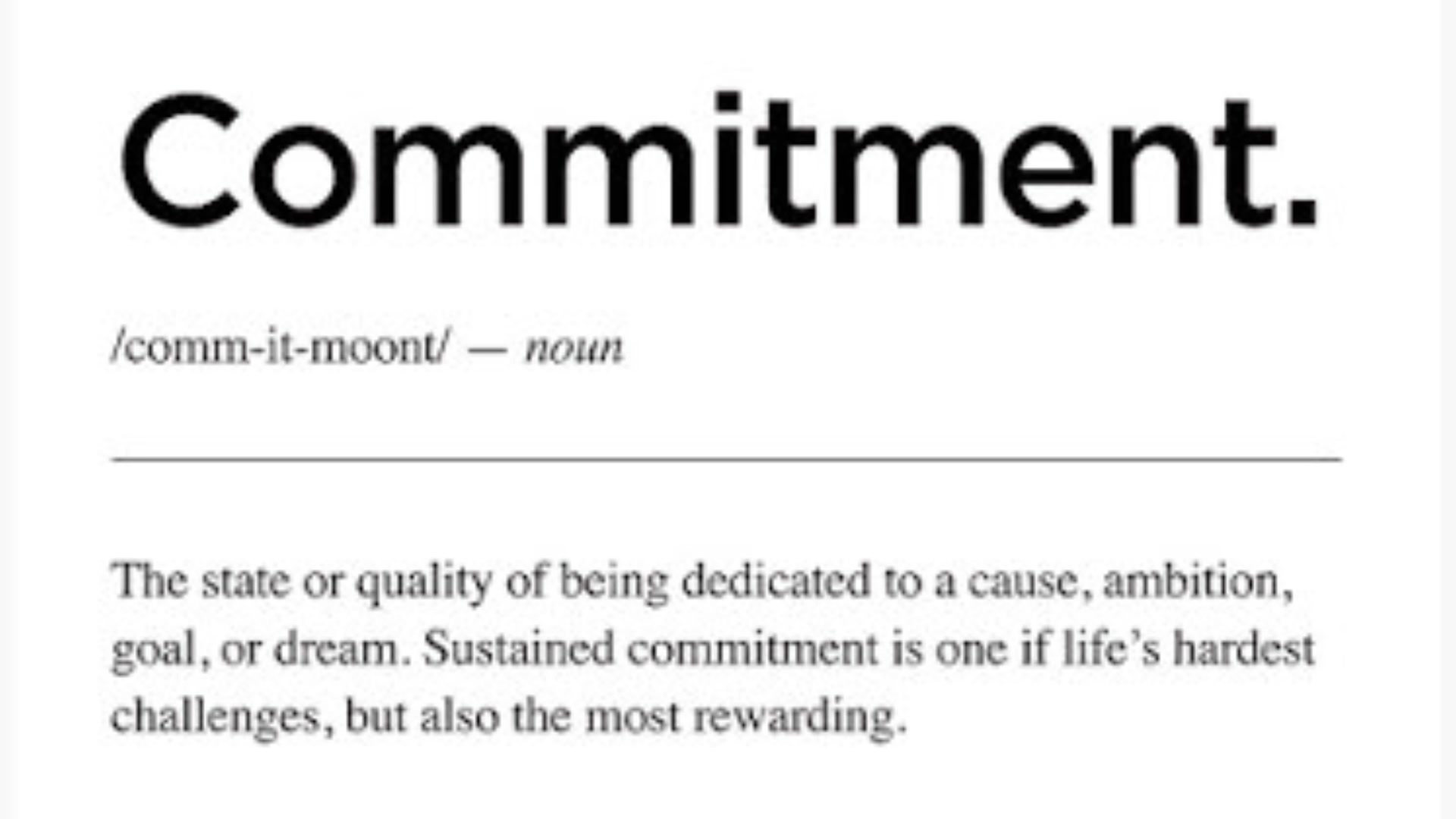 Last month was all about Commitment, and WOW… our students are showing ...