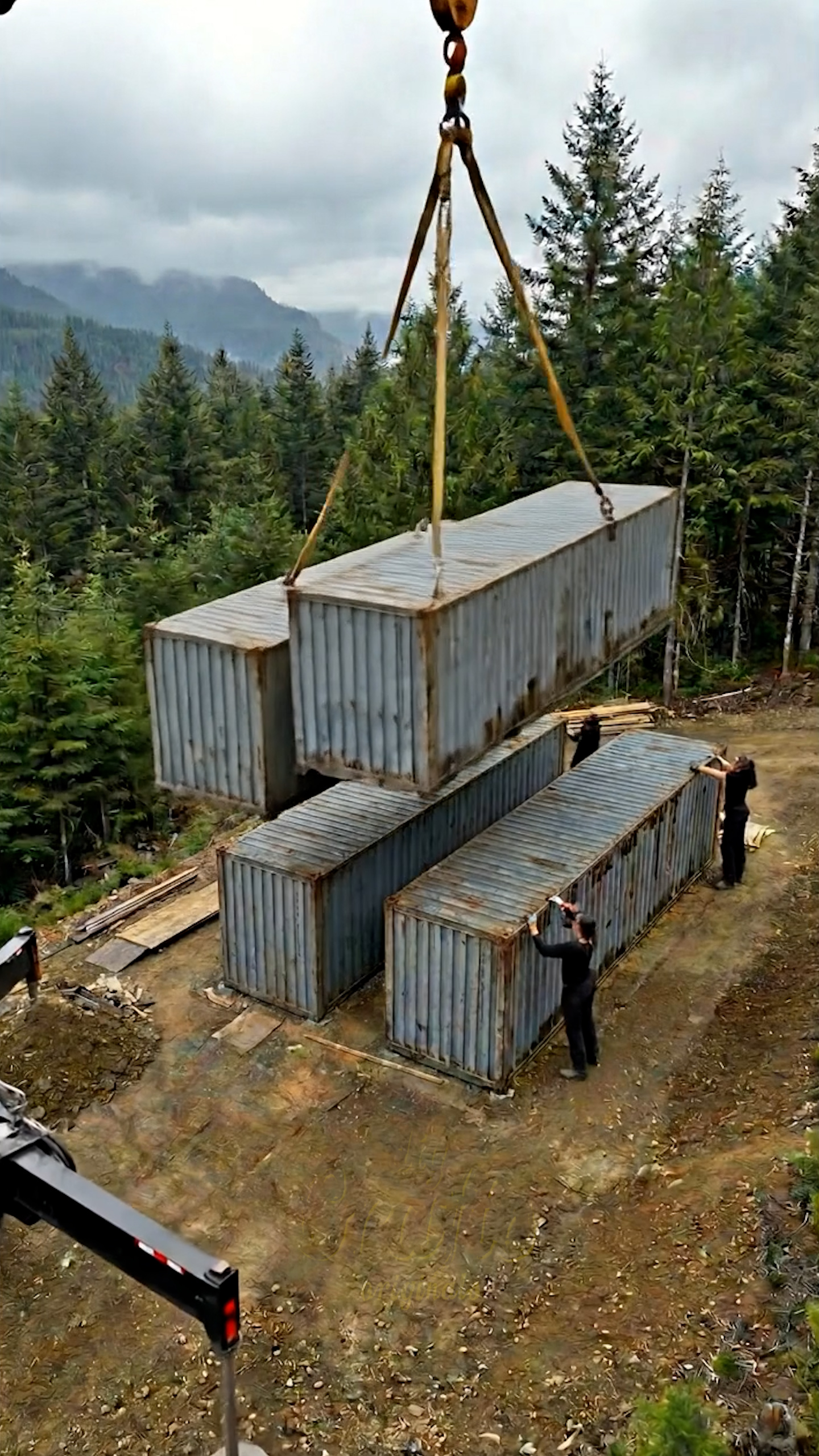 Building an Off Grid Container Home in the Forest | S. Saint | Facebook