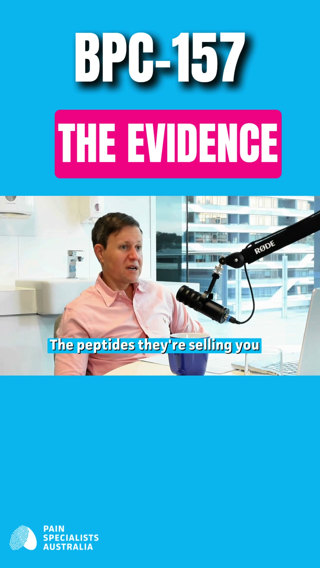 BPC-157. TB-500. ARA-290. MOTS-C. GHK-Cu., Peptides are being sold to chronic pain patients on Instagram and TikTok every day., We reviewed the evidence for them., The verdict? One peptide is 