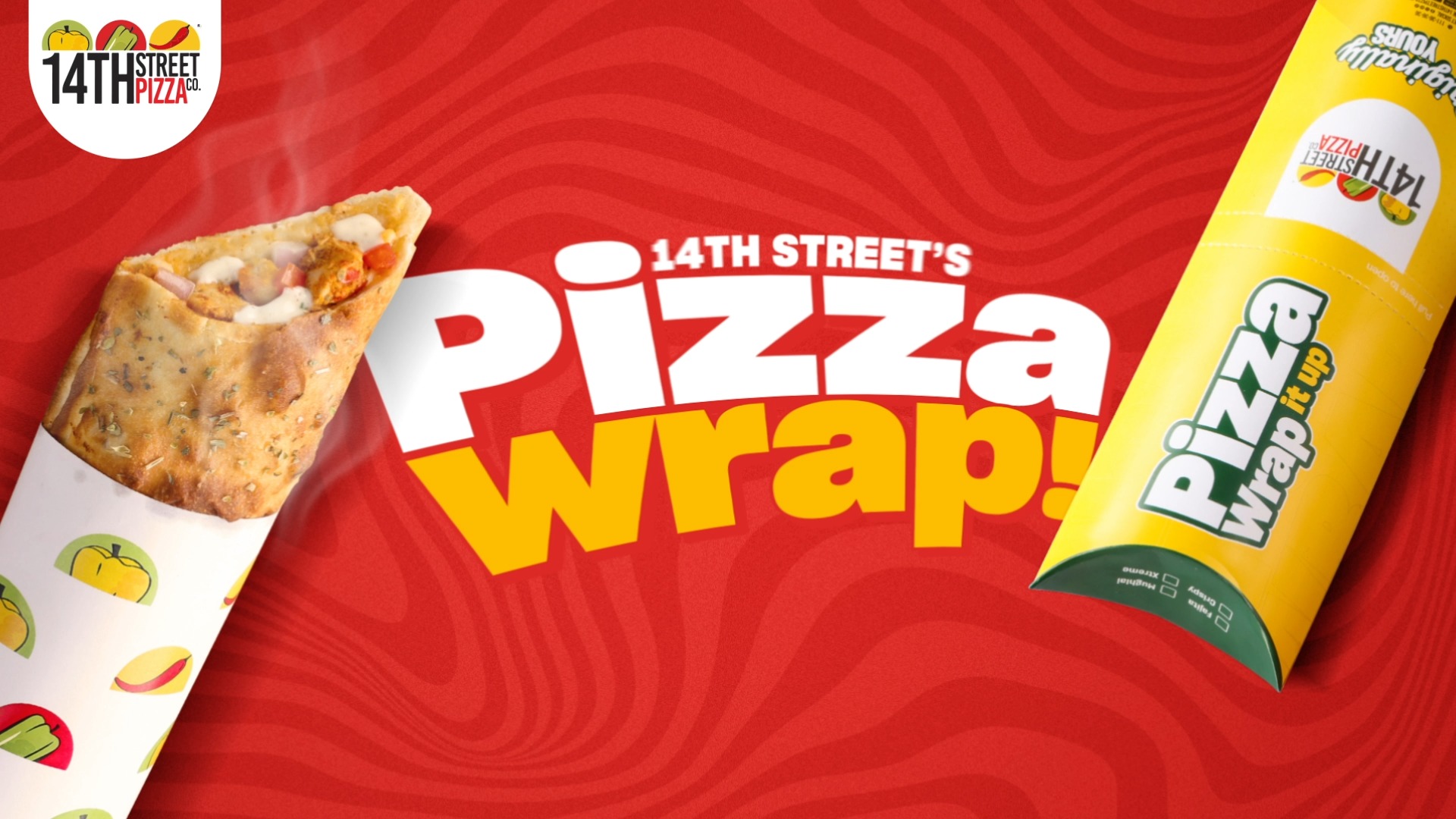 完売カラー 16万【1piu1uguale3】DROP WRAP FOOD Delicious wraps and pizza at The Fieldhouse on 1st Ave