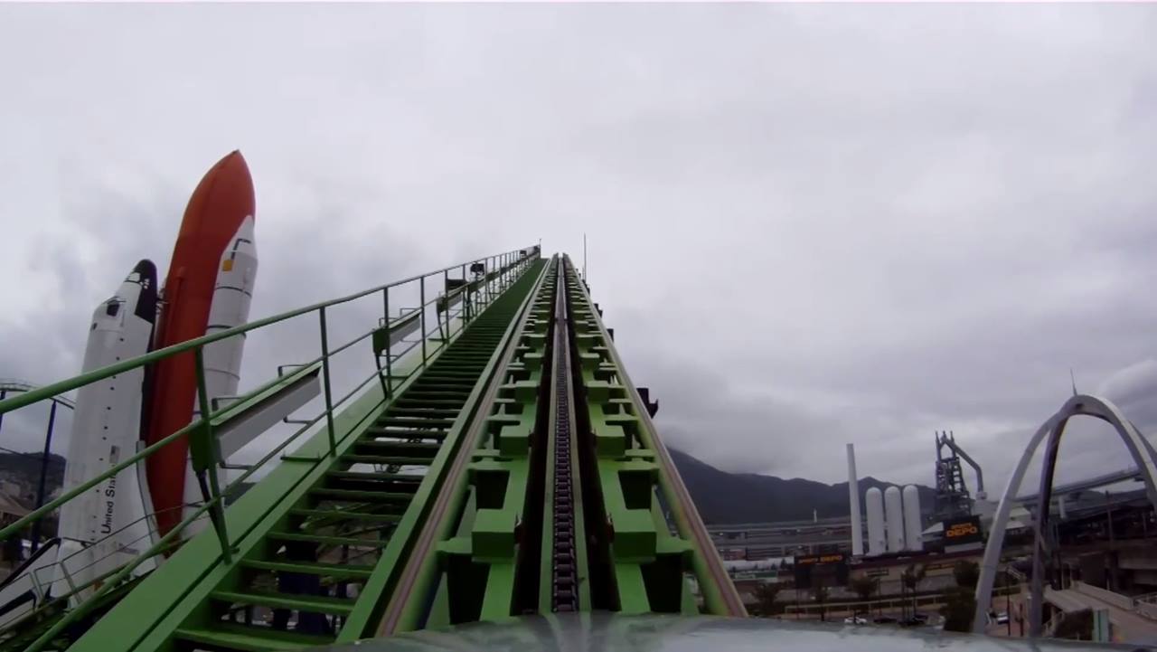 Venus is a space-themed roller coaster located in southern Japan!