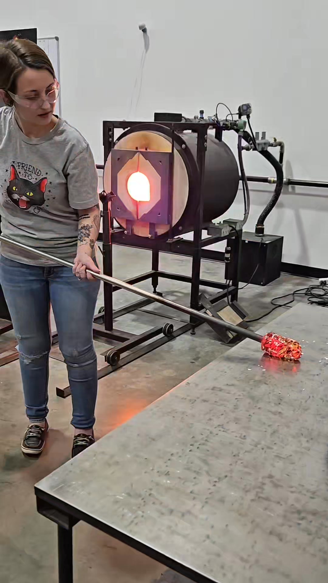 We went glass blowing last night, and wow… it was such a humbling ...