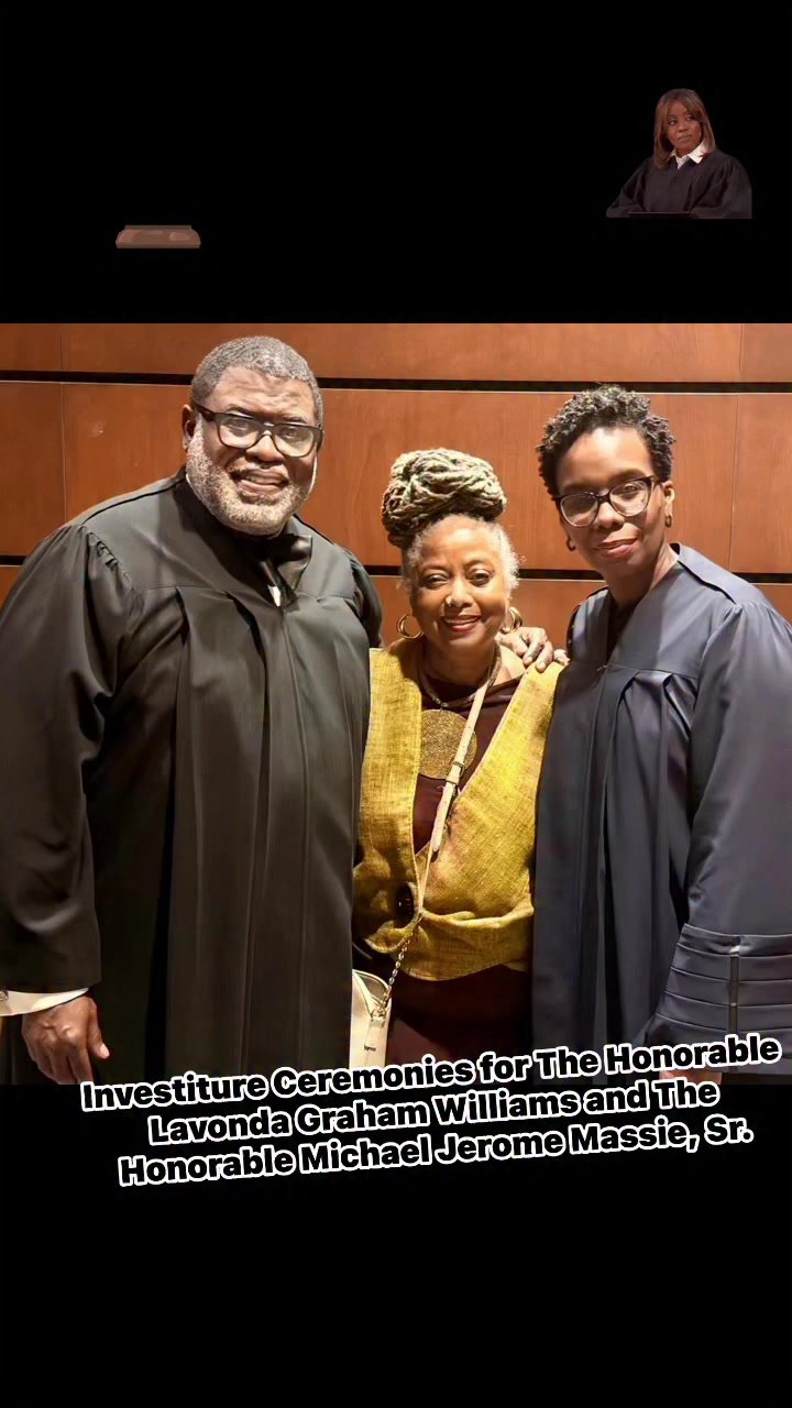 Investiture Ceremonies The Honorable Lavonda Graham Williams and The ...