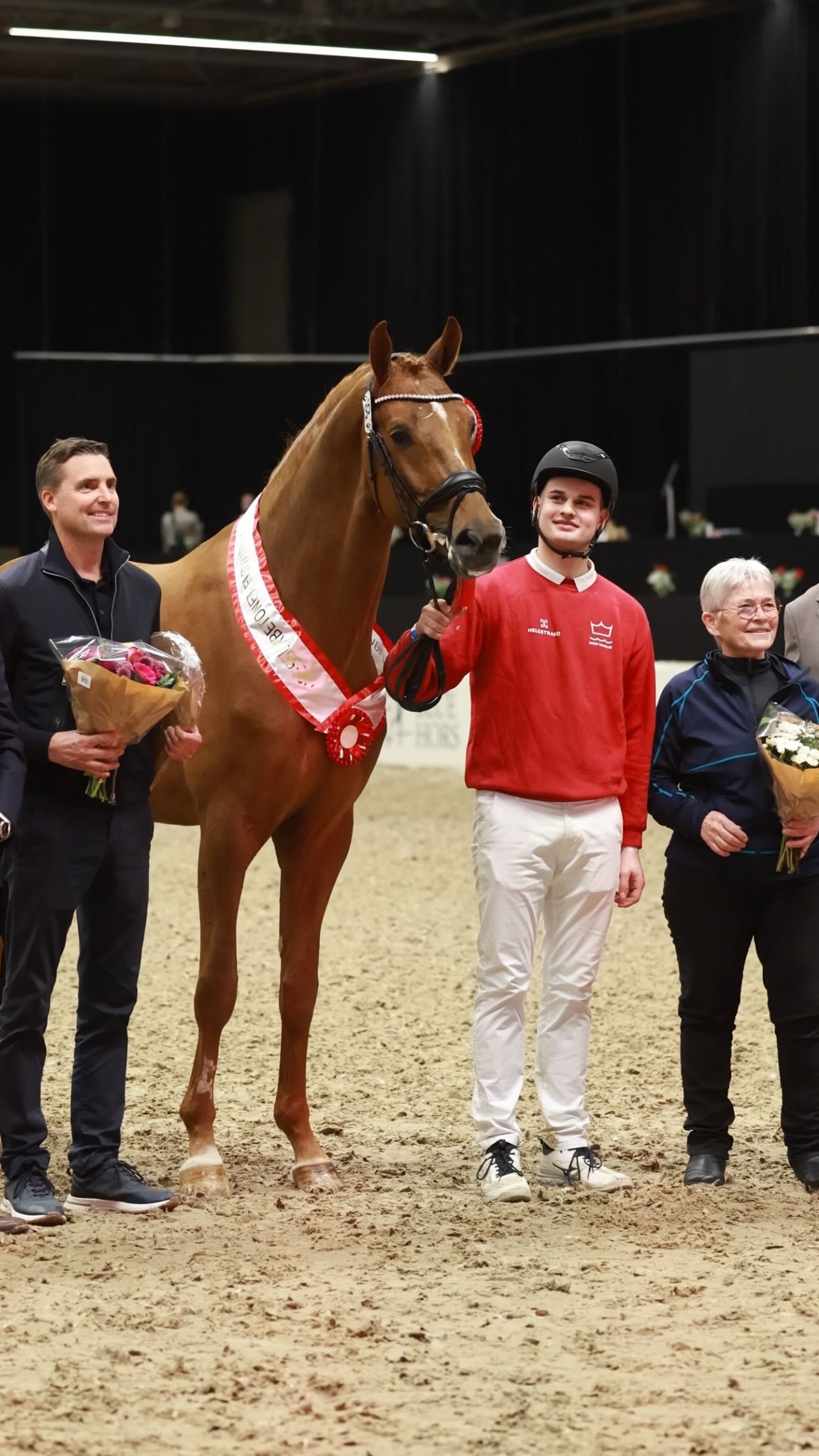 The proud breeder of our Premium Stallion Daan G, Helene Geervliet