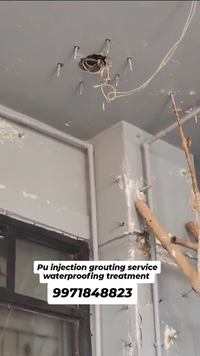 Pu Injection grouting service waterproofing treatment basement terrace ...