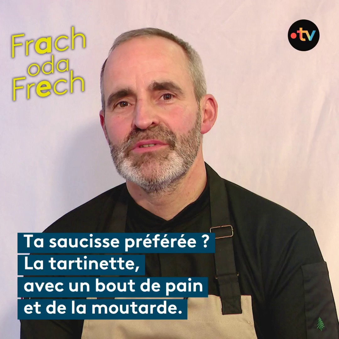 Frach oder frech ? Samuel Balzer, boucher, sait être effronté quand il ...