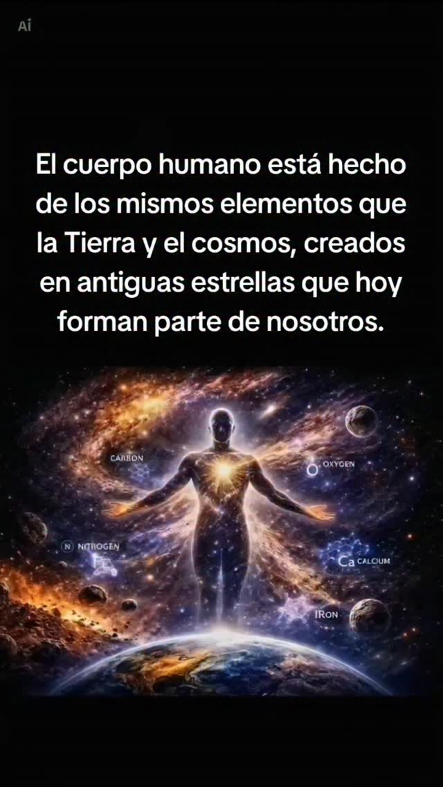 El cuerpo humano está compuesto por los mismos elementos químicos que ...