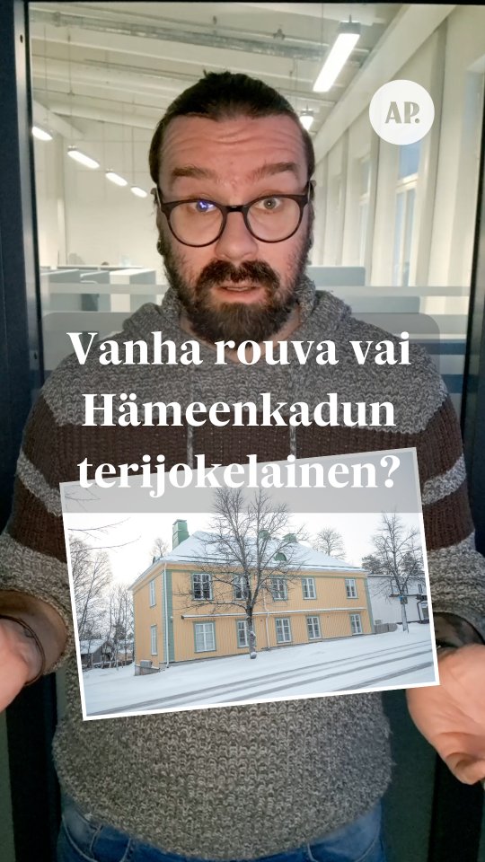 Vanha rouva. Sillä nimellä kutsuu Hyvinkään Hämeenkatu 47:ssä ...
