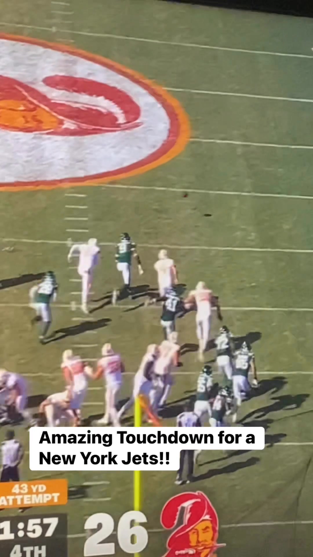 Amazing Touchdown for A New York Jets team #jets #football #Touchdown # ...