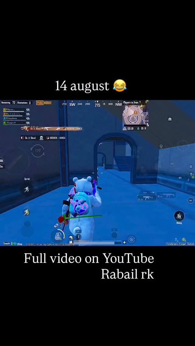 14 august 😂 #reels #rabailrk #pubgmobile #instadaily | Rabail Rk ...