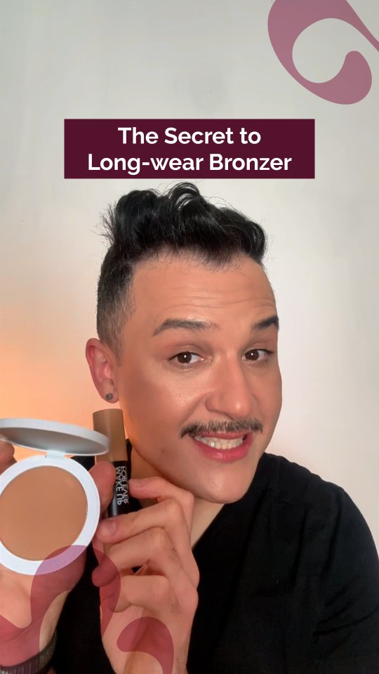 Stop the muddy bronzer look. 🤎 Emollients in creams need to be locked ...