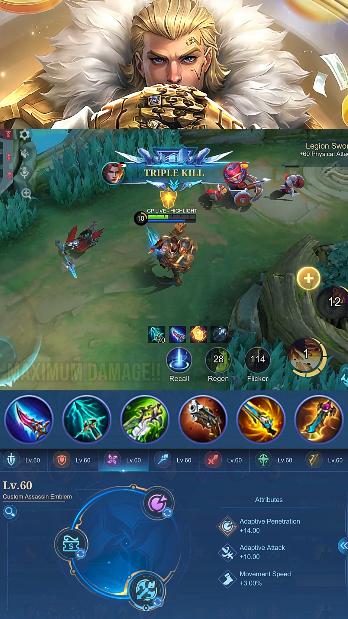 DAMAGE TIGREAL JUNGLE IN SOLO RANKED GAME!? TOTALLY INSANE