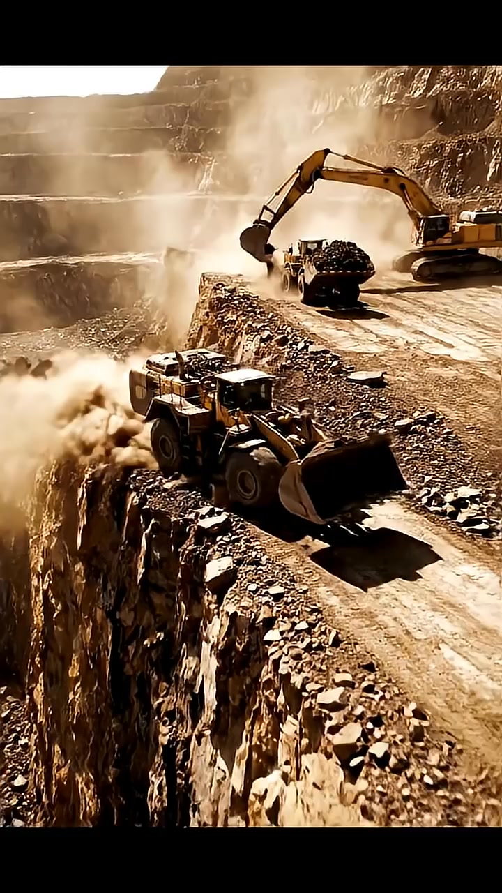 Massive Mining Machines in Action! 🏗️ Raw Power & Earthmoving #REEL # ...