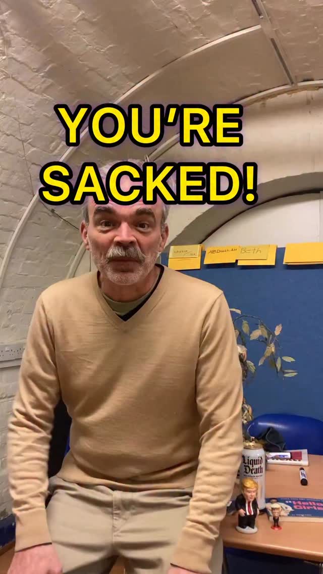 Klick English - WHY SACK?? #english #vocabulary... | Facebook