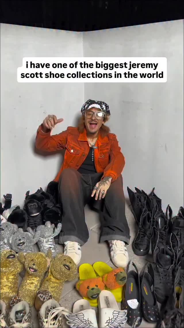 i have one of the biggest jeremy scott x adidas shoe collections