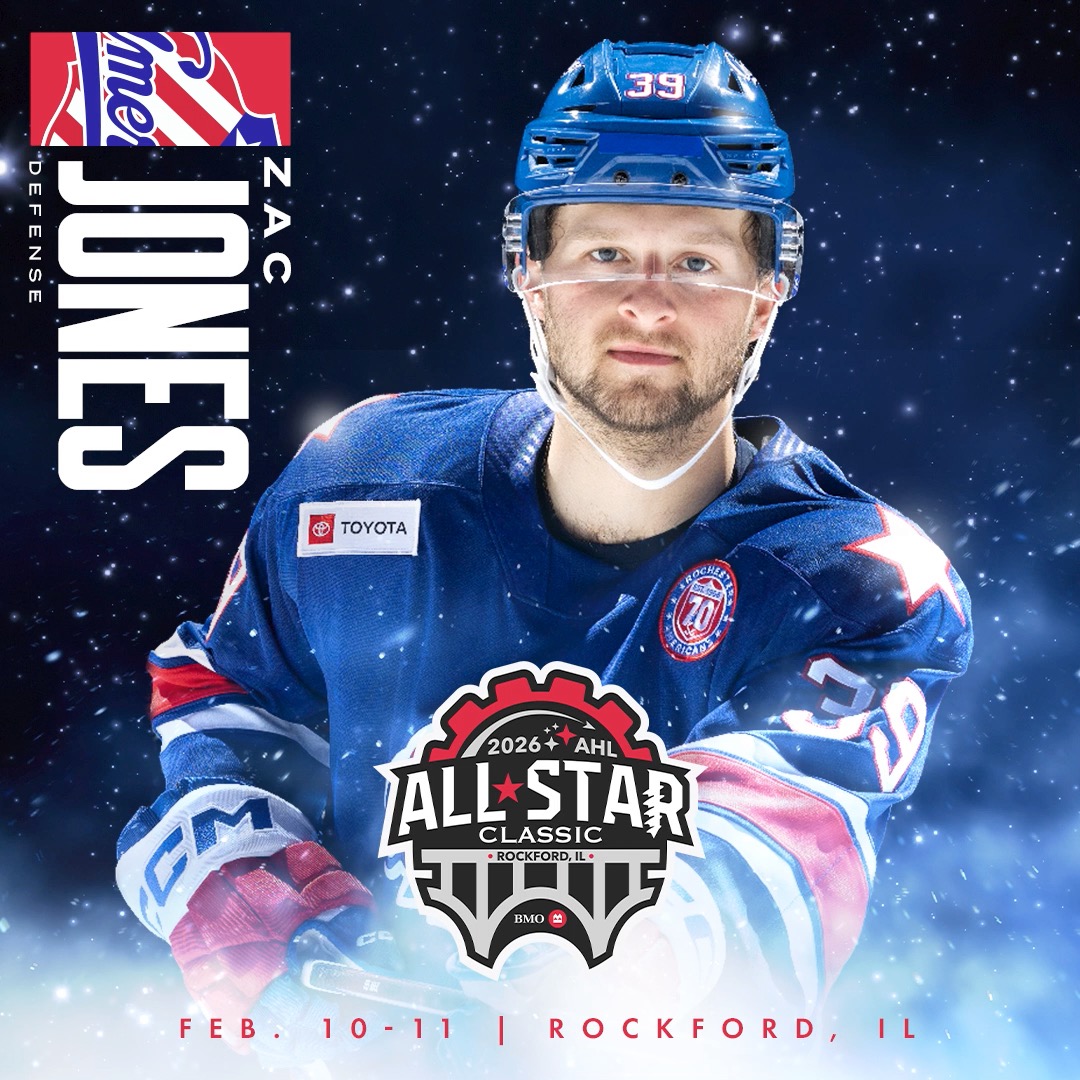 🌟ZAC JONES IS AN ALL-STAR!🌟 The... - Rochester Americans | Facebook