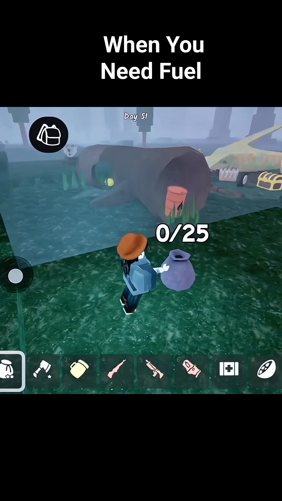 When You Need Fuel in 99 Nights 🤕 #99nightintheforest #robloxedit # ...