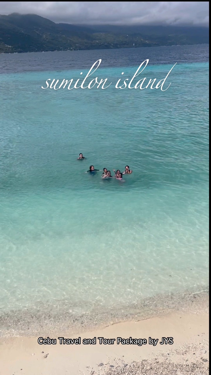Escape to paradise at Sumilon Island 🌊 Crystal-clear waters, powdery ...